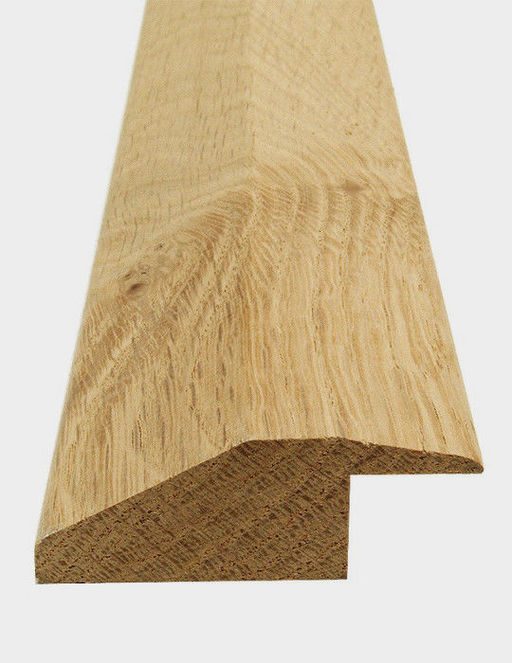 Traditions Solid Oak Reducer Threshold, Unfinished, 15mm, 2.7m Image 1