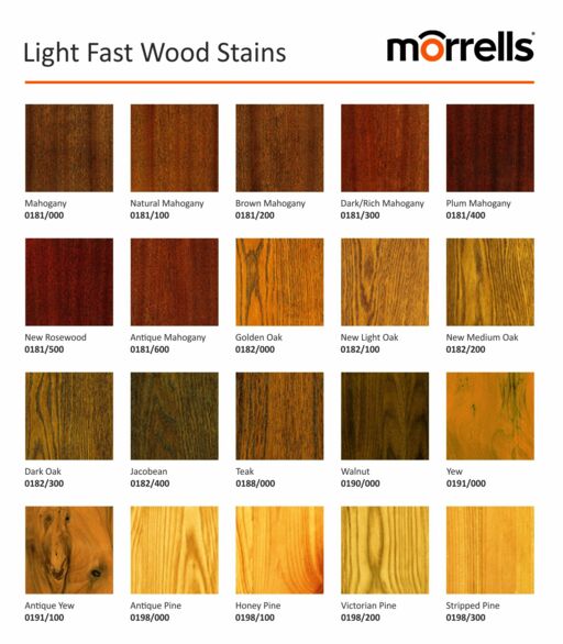 Morrells Light Fast Stain Jacobean Oak, 1L  thumb 3