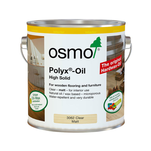 Osmo Polyx-Oil Original, Hardwax-Oil, Clear Matt, 2.5L  thumb 1