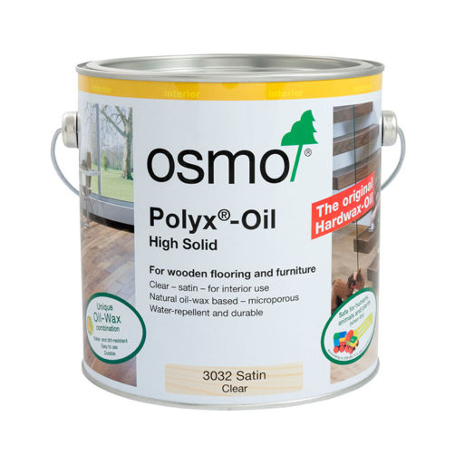 Osmo Polyx-Oil Original, Hardwax-Oil, Clear Satin, 2.5L  thumb 1