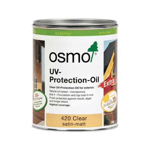 Osmo UV-Protection Oil Extra, Clear Satin-Matt, 0.75L  thumb 1