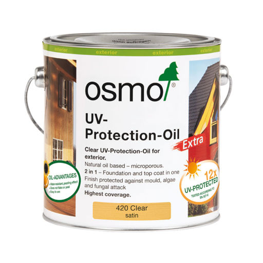 Osmo UV-Protection Oil Extra, Clear Satin-Matt, 2.5L  thumb 1