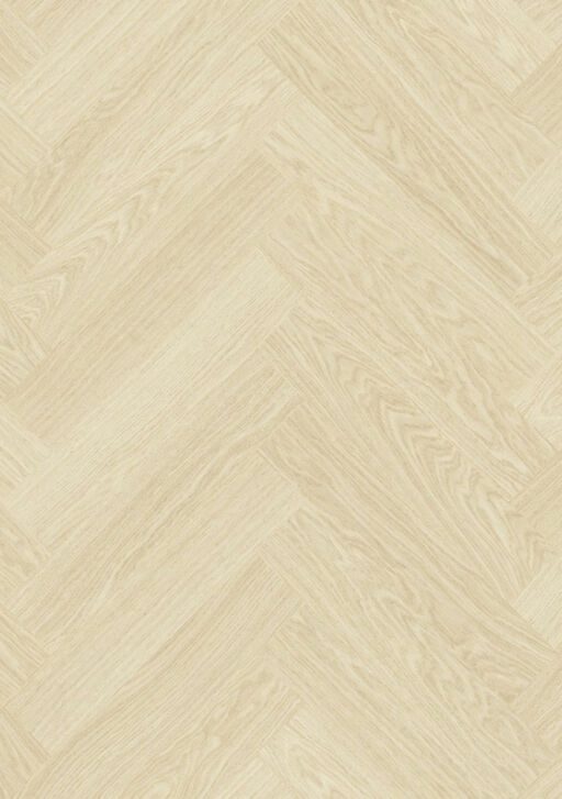 QuickStep Alpha Ciro, Pure Oak Polar Herringbone Vinyl Flooring, 126x6x630mm  thumb 3