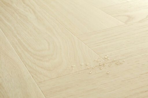 QuickStep Alpha Ciro, Pure Oak Polar Herringbone Vinyl Flooring, 126x6x630mm  thumb 4