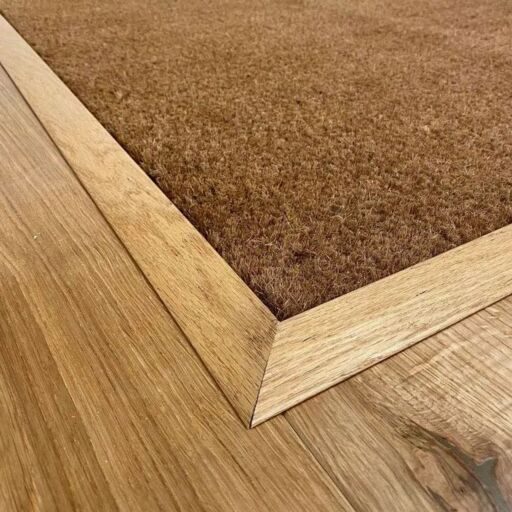 Traditions Solid Oak L-Shaped Threshold, Oiled, 15mm, 0.9m  thumb 3