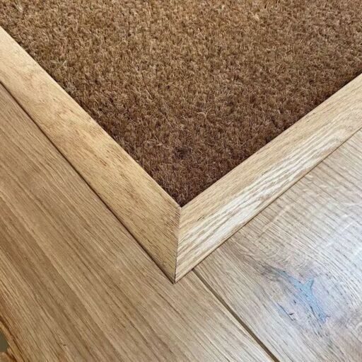 Traditions Solid Oak L-Shaped Threshold, Unfinished, 7mm, 2.7m  thumb 3