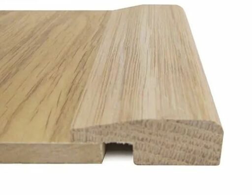 Traditions Solid Oak L-Shaped Threshold, Unfinished, 7mm, 2.7m  thumb 1