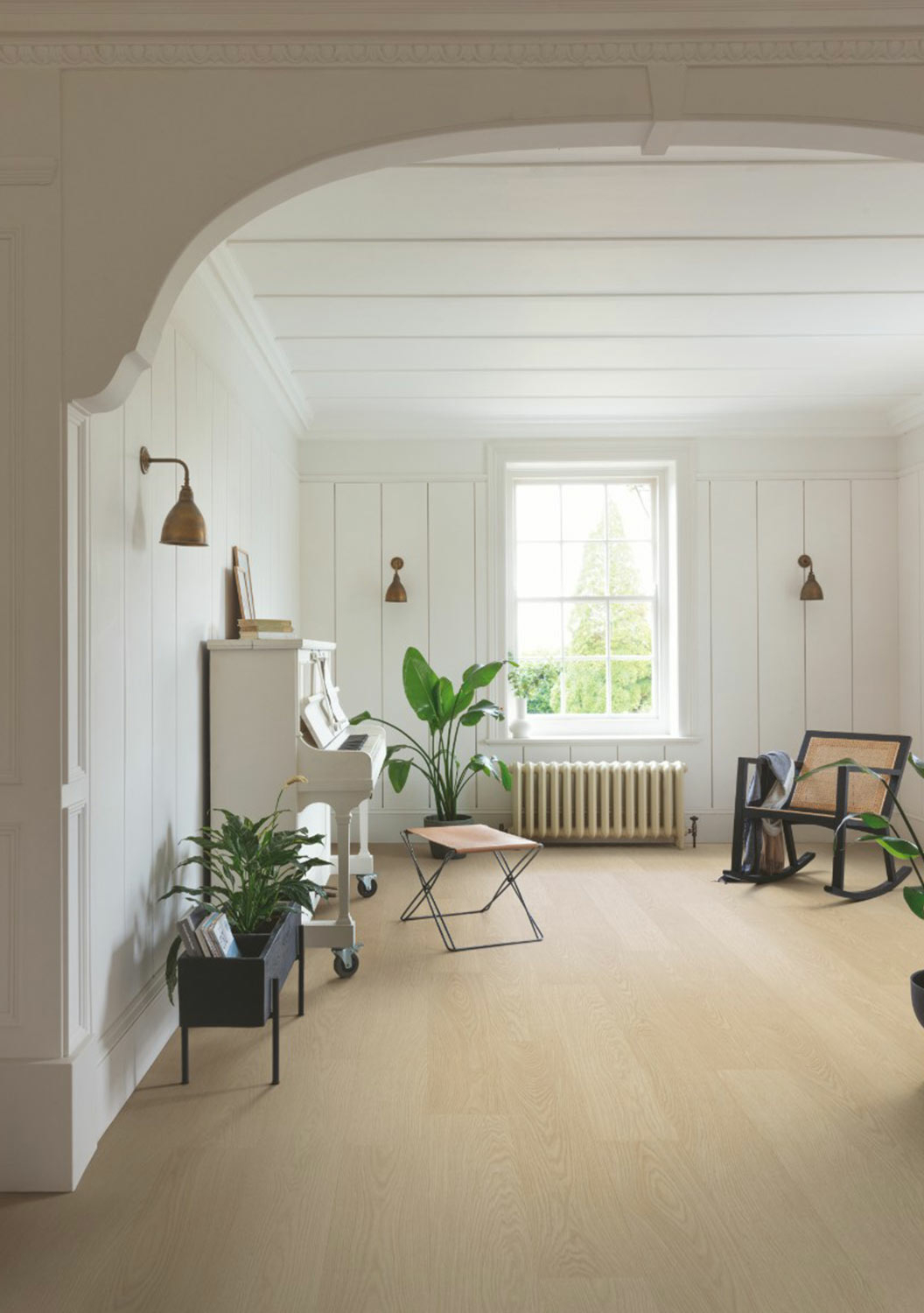 QuickStep Alpha Blos Base, Buttermilk Oak Vinyl Flooring, 189x4x1251mm Image 1