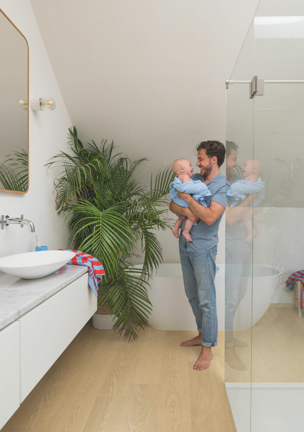 QuickStep Alpha Blos Base, Gingerbread Oak Vinyl Flooring, 189x4x1251mm Image 2