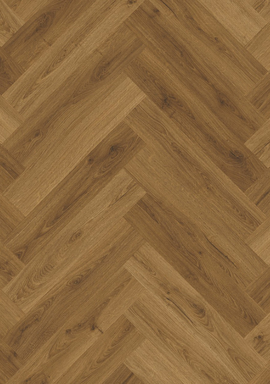 QuickStep Alpha Ciro, Botanic Caramel Oak Herringbone Vinyl Flooring, 126x6x630mm Image 4