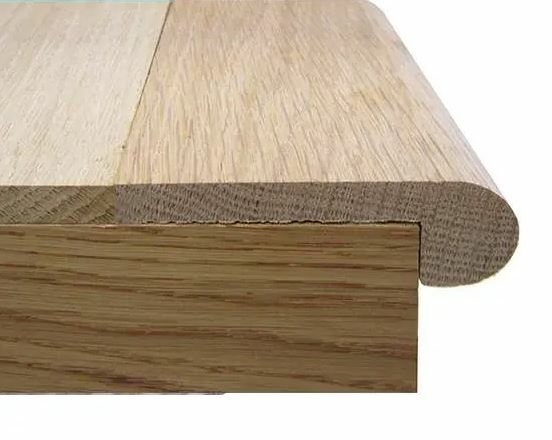 Tradition Solid Oak Stair Nosing, Oiled, For 10mm Floors, 82x28mm 2.7m Image 1