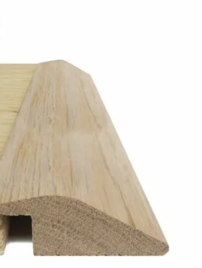 Traditions Solid Oak Reducer Threshold, Unfinished, 15mm, 0.9m Image 1