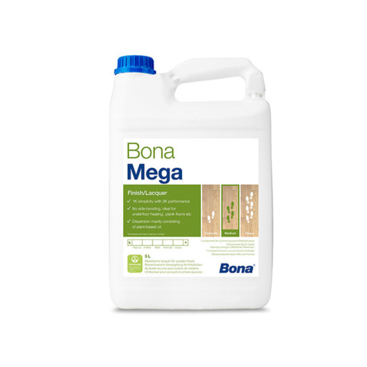 Bona Mega Extra Matt Varnish 5L Image 1