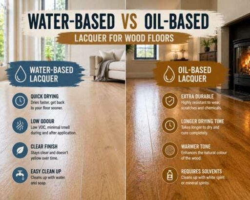 Water-Based vs Oil-Based Lacquer for Wood Floors