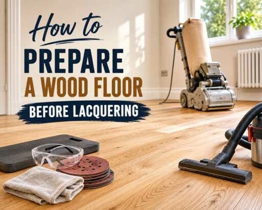 How to Prepare a Wood Floor Before Lacquering