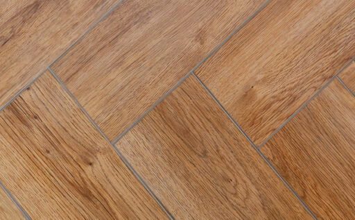 FirmFit Original Herringbone Golden Oak Luxury Vinyl Flooring, 123x5x615mm