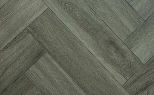 Firmfit Original Herringbone Dark Grey Oak Luxury Vinyl Flooring, 123x5x615mm