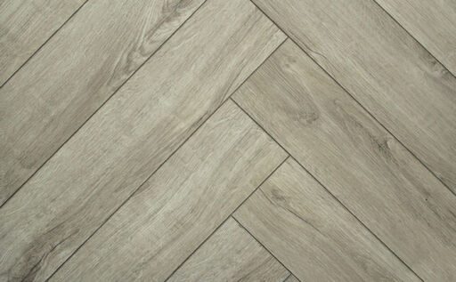 FirmFit Original Herringbone Rustic Light Grey Luxury Vinyl Flooring, 123x5x615mm