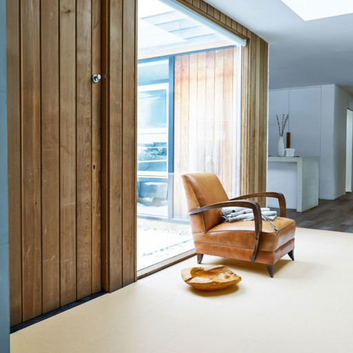 LG Hausys DecoTile 30 Eggnog Luxury Vinyl Tile LVT, 600x2x300mm