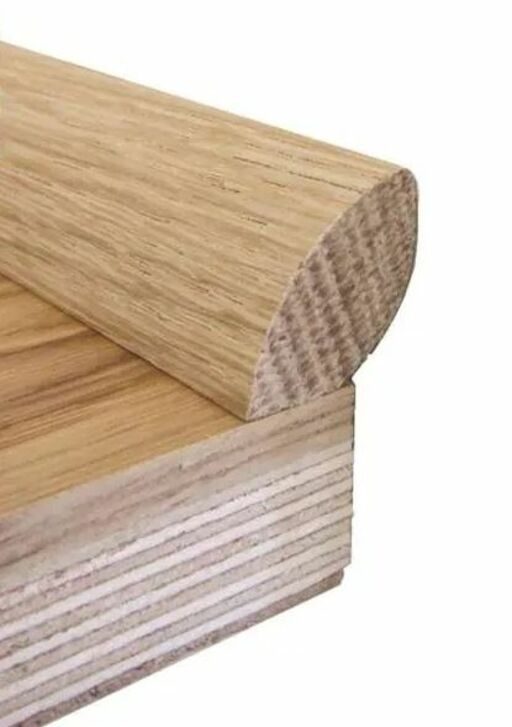 Traditions Solid Oak Quadrant Beading, Satin Lacquered, 19x19mm, 2.7m