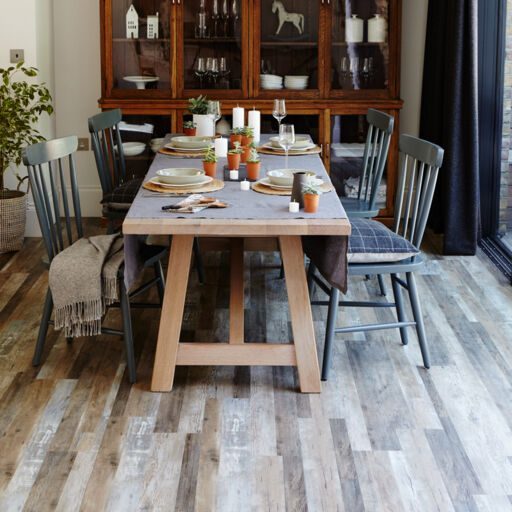 Lifestyle Colosseum Dryback Painted Oak Luxury Vinyl Flooring 7 Plank, 177x2.5x1219mm