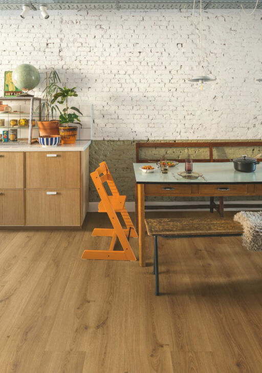 QuickStep Alpha Bloom, Botanic Caramel Oak Vinyl Flooring, 209x6x1494mm