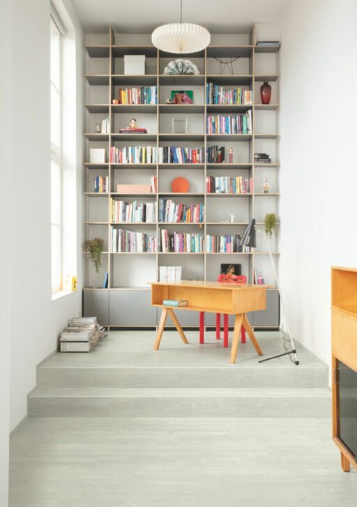 QuickStep Alpha Bloom, Snow Pine Vinyl Flooring, 209x6x1494mm