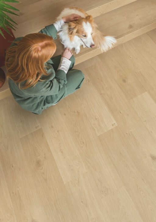 QuickStep Alpha Blos Base, Coast Oak Beige Vinyl Flooring, 189x4x1251mm