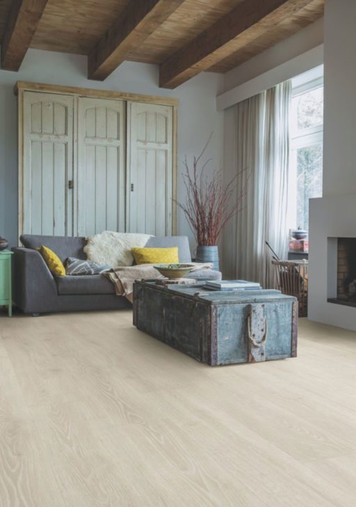 QuickStep Majestic Woodland Oak Light Grey Laminate Flooring, 9.5mm