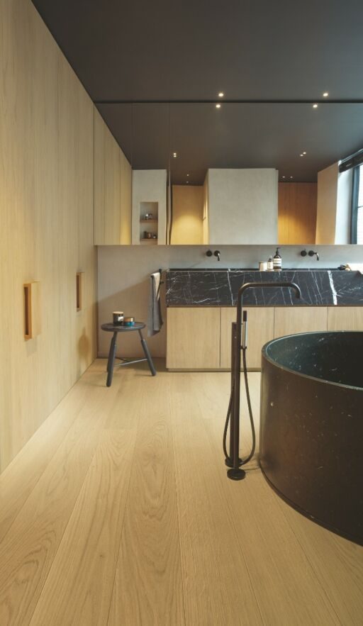 Quickstep Amato Leather Oak Engineered Flooring, Brushed & Extra Matt Lacquered, 145x13x1820mm